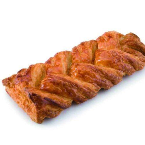 Trenza de crema con manzana